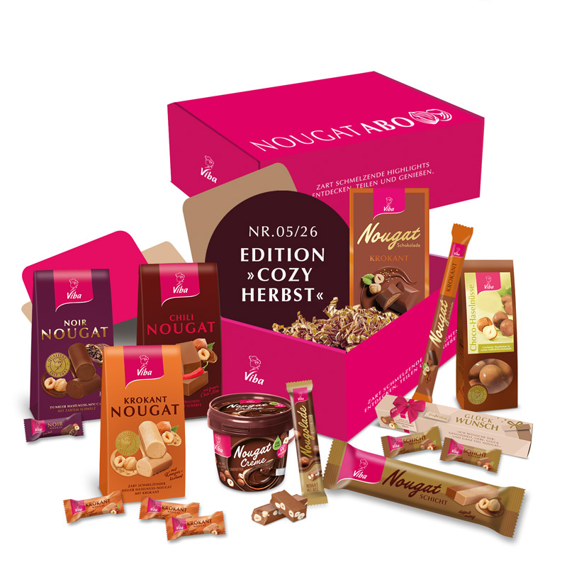 Nougat Abo Cozy Herbst Viba Nougat Abo Edition Cozy Herbst